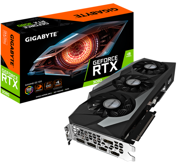 GIGABYTE 3080 GRAPHICS CARD